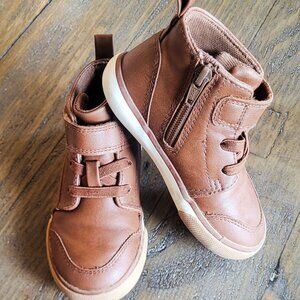 Toddler Boys Brown Boots Size 8
